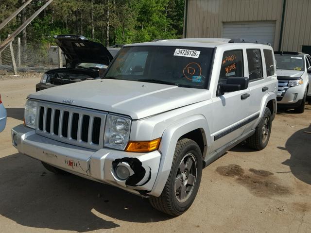 1J8HH48N46C133105 - 2006 JEEP COMMANDER ვერცხლისფერი ფოტო 2