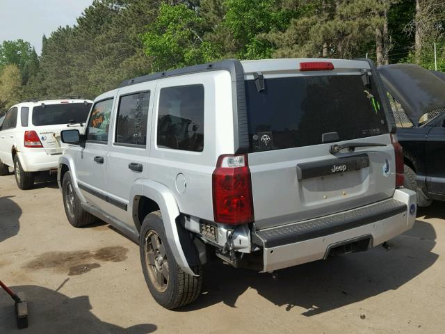 1J8HH48N46C133105 - 2006 JEEP COMMANDER ვერცხლისფერი ფოტო 3