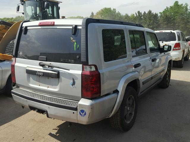 1J8HH48N46C133105 - 2006 JEEP COMMANDER ვერცხლისფერი ფოტო 4