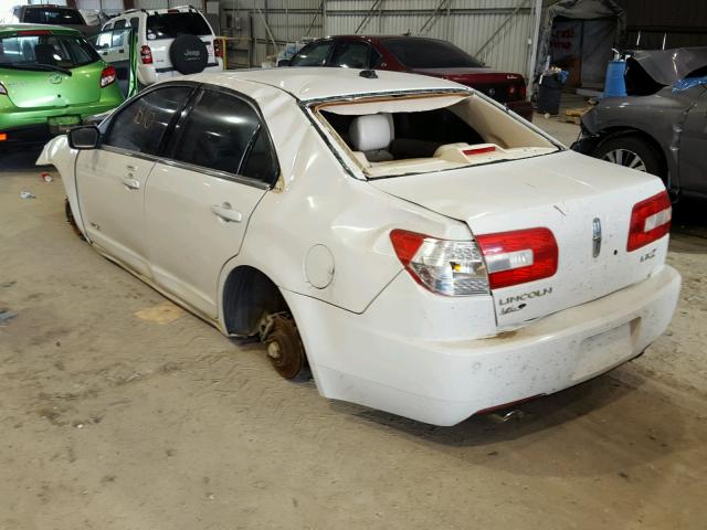 3LNHM26T68R601702 - 2008 LINCOLN MKZ BEIGE photo 3