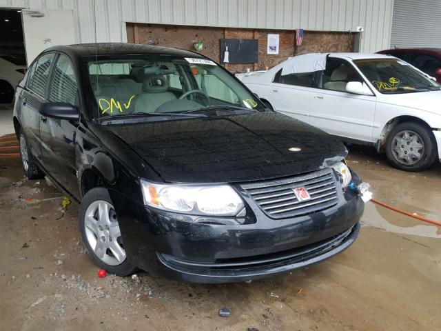 1G8AJ55F17Z129070 - 2007 SATURN ION LEVEL BLACK photo 1