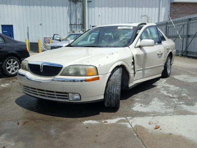 1LNHM86S42Y710646 - 2002 LINCOLN LS Krem foto 2