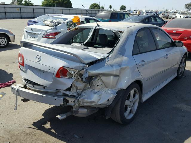 1YVHP80D745N87929 - 2004 MAZDA 6 S GRAY photo 4