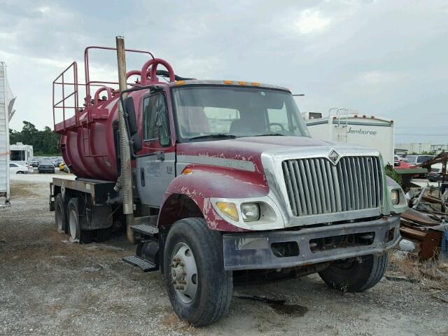 1HTWGAAT47J445403 - 2007 INTERNATIONAL 7000 7400 RED photo 1