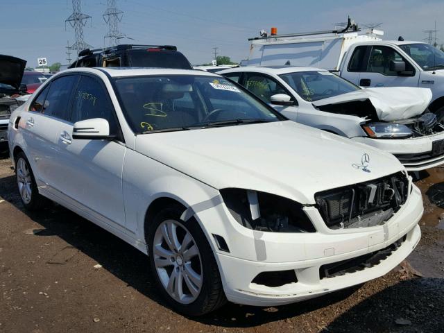 WDDGF8BB9AF443956 - 2010 MERCEDES-BENZ C 300 4MAT WHITE photo 1