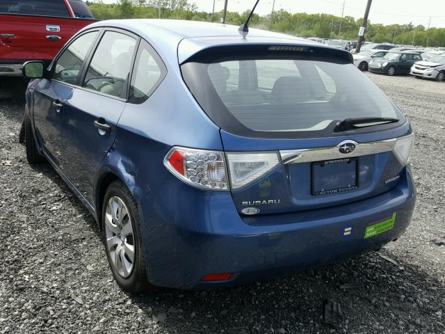 JF1GH61688G805346 - 2008 SUBARU IMPREZA 2. BLUE photo 3