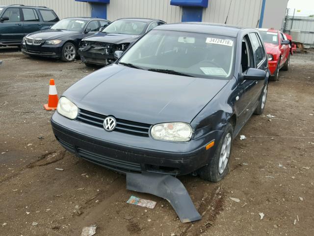 9BWFL61J064006335 - 2006 VOLKSWAGEN GOLF GL GRAY photo 2