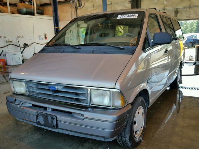 1FMDA41X2VZB03274 - 1997 FORD AEROSTAR TAN photo 2