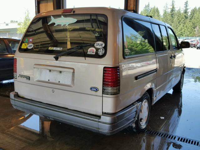 1FMDA41X2VZB03274 - 1997 FORD AEROSTAR TAN photo 4