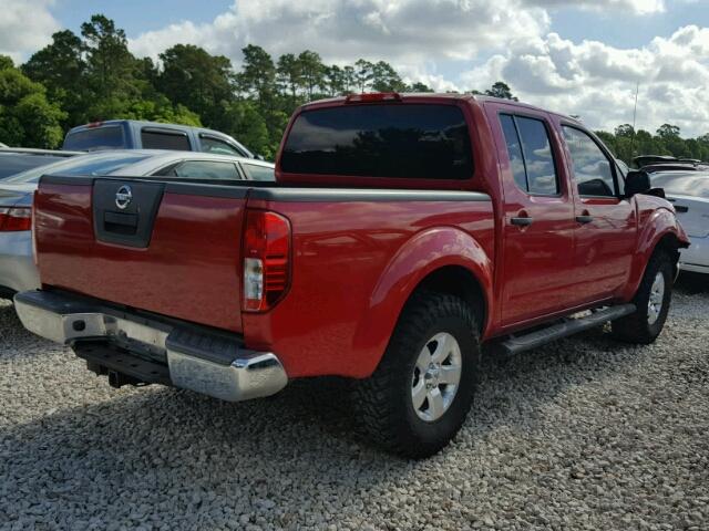 1N6AD0ER8BC412746 - 2011 NISSAN FRONTIER S BURGUNDY photo 4