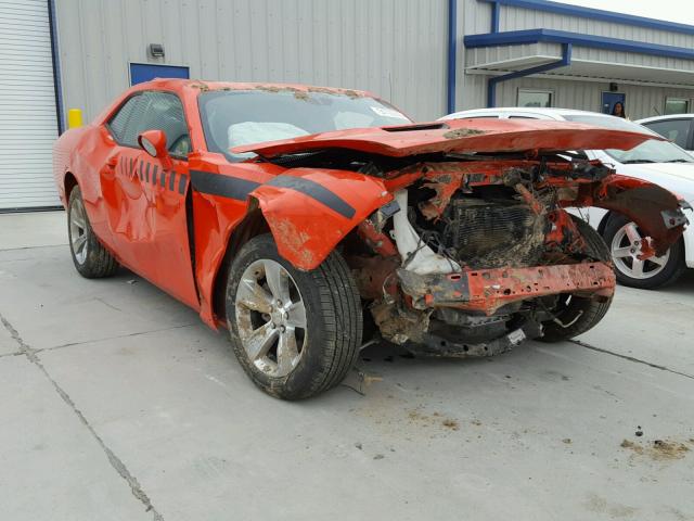 2C3CDZAG6HH548873 - 2017 DODGE CHALLENGER ORANGE photo 1