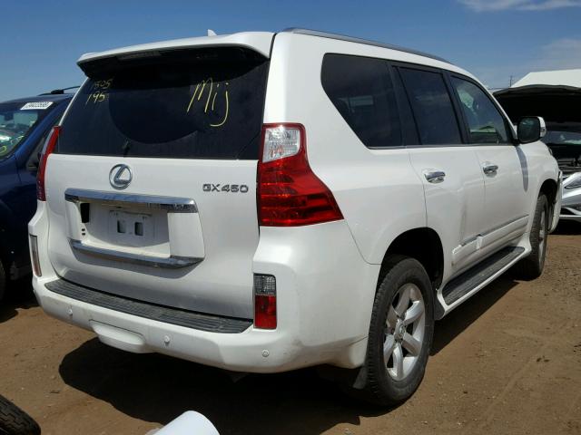 JTJBM7FX0C5045454 - 2012 LEXUS GX BASE WHITE photo 4