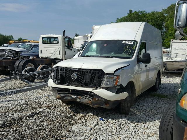 1N6AF0LXXDN109275 - 2013 NISSAN NV 2500 WHITE photo 2