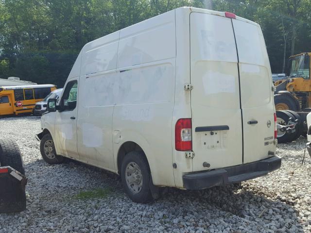 1N6AF0LXXDN109275 - 2013 NISSAN NV 2500 WHITE photo 3