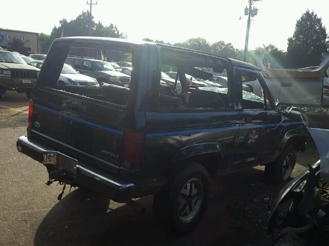 1FMCU14T6JUC38596 - 1988 FORD BRONCO II BLUE photo 4