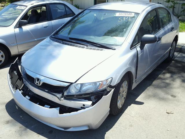 2HGFA1F32BH509716 - 2011 HONDA CIVIC VP SILVER photo 2