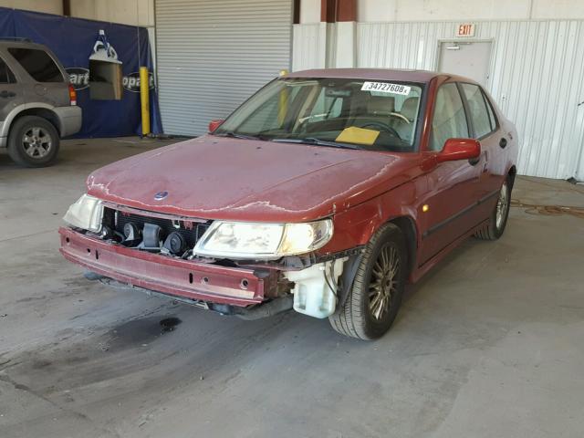 YS3ED49A453525008 - 2005 SAAB 9-5 ARC MAROON photo 2