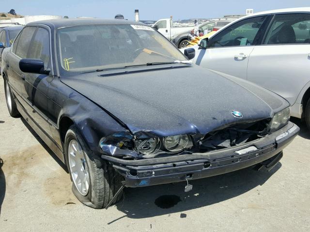 WBAGH83401DP31443 - 2001 BMW 740 IL BLUE photo 1