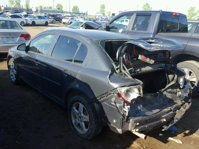 1G2AS55H697279005 - 2009 PONTIAC G5 SE GRAY photo 3