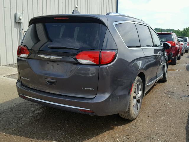 2C4RC1GG1HR572719 - 2017 CHRYSLER PACIFICA L ნაცრისფერი ფოტო 4