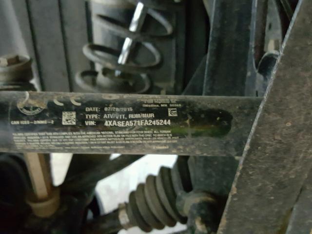 4XASEA571FA245244 - 2015 POLARIS SPORTSMAN GREEN photo 10