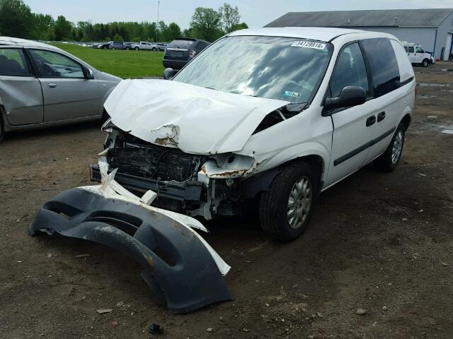 1D4GP21R85B401491 - 2005 DODGE CARAVAN C/ WHITE photo 2