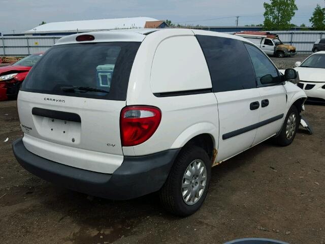 1D4GP21R85B401491 - 2005 DODGE CARAVAN C/ WHITE photo 4