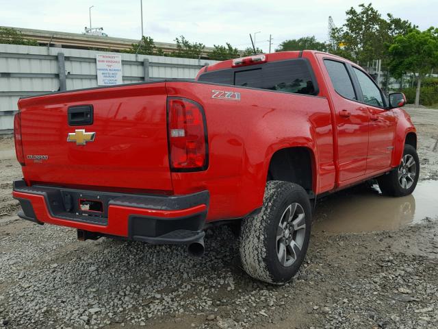 1GCGSDE17G1267920 - 2016 CHEVROLET COLORADO Z RED photo 4