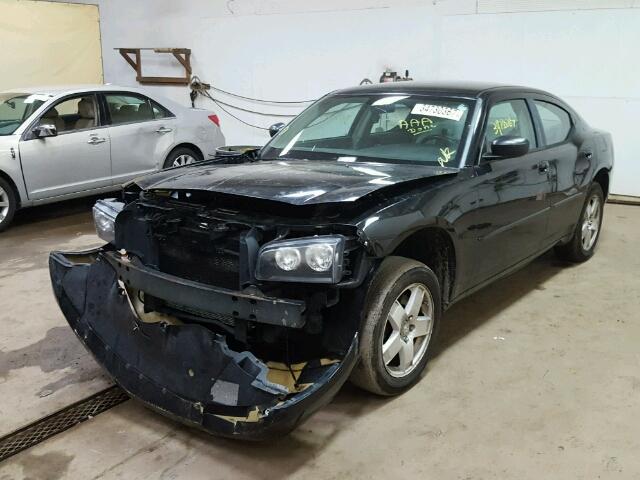 2B3KK43G97H725655 - 2007 DODGE CHARGER SE BLACK photo 2