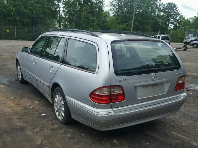 WDBJH82J81X051531 - 2001 MERCEDES-BENZ E 320 4MAT SILVER photo 3