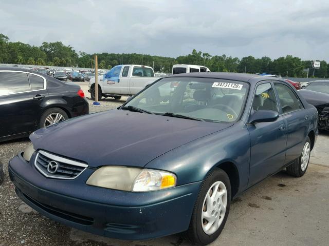 1YVGF22C1Y5149560 - 2000 MAZDA 626 ES BLUE photo 2