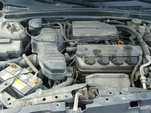 2HGES15804H922663 - 2004 HONDA CIVIC SI GRAY photo 7