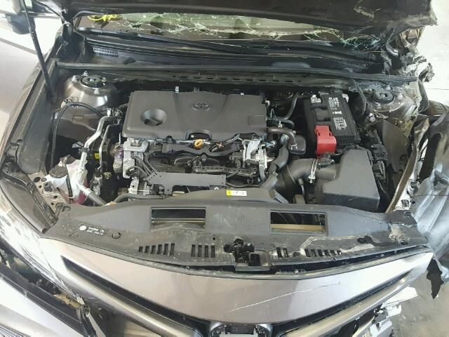 4T1B61HKXJU055337 - 2018 TOYOTA CAMRY XSE GRAY photo 7