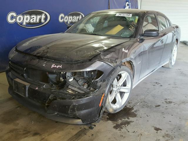 2C3CDXCT3JH175506 - 2018 DODGE CHARGER R/ GRAY photo 2