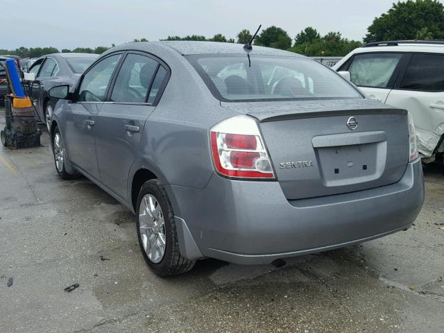 3N1AB61E18L608946 - 2008 NISSAN SENTRA 2.0 GRAY photo 3