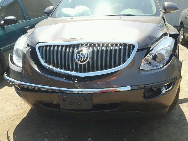 5GAKVCED1CJ152733 - 2012 BUICK ENCLAVE BROWN photo 9