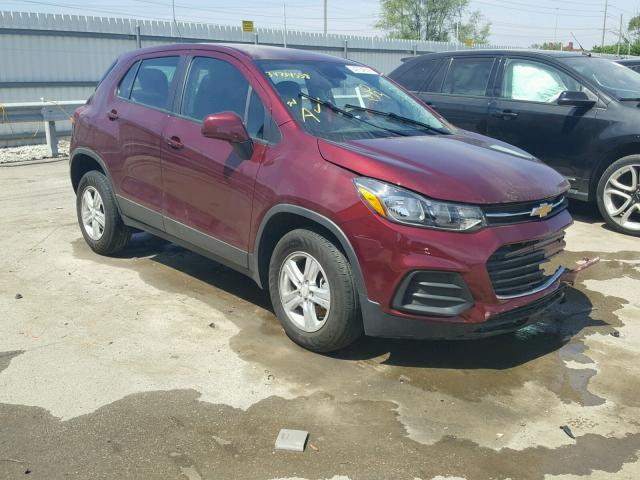 3GNCJNSB5HL151816 - 2017 CHEVROLET TRAX LS MAROON photo 1