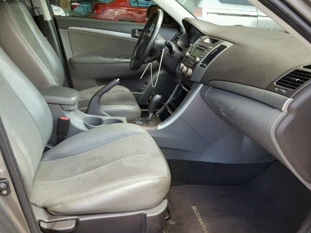 5NPEU46F79H463198 - 2009 HYUNDAI SONATA SE/ GRAY photo 5