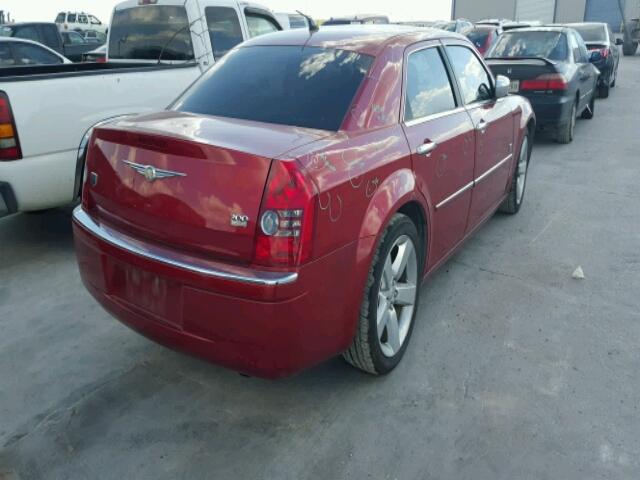 2C3KA53G08H334794 - 2008 CHRYSLER 300 RED photo 4