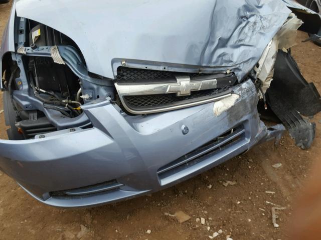 KL1TD566X8B111303 - 2008 CHEVROLET AVEO BASE Көк фото 9