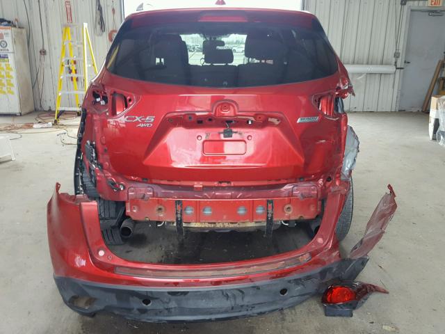 JM3KE4CY9E0338725 - 2014 MAZDA CX-5 TOURI RED photo 9