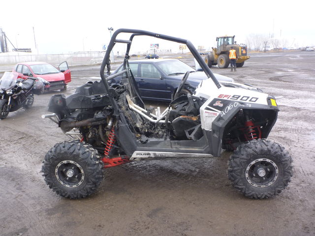 4XAJH87A2BB399406 - 2011 POLARIS RANGER RZR WHITE photo 9