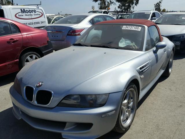 WBSCK9333XLC89543 - 1999 BMW M ROADSTER SILVER photo 2