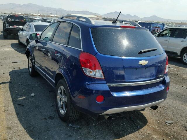 3GNAL3E52CS540763 - 2012 CHEVROLET CAPTIVA BLUE photo 3