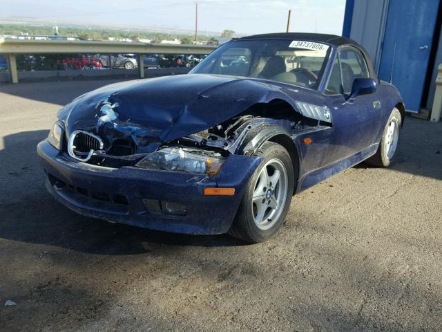 4USCH7329TLB70210 - 1996 BMW Z3 1.9 BLUE photo 2