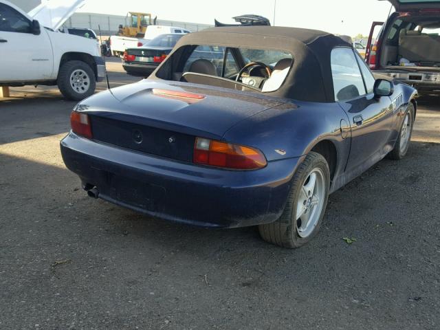 4USCH7329TLB70210 - 1996 BMW Z3 1.9 BLUE photo 4