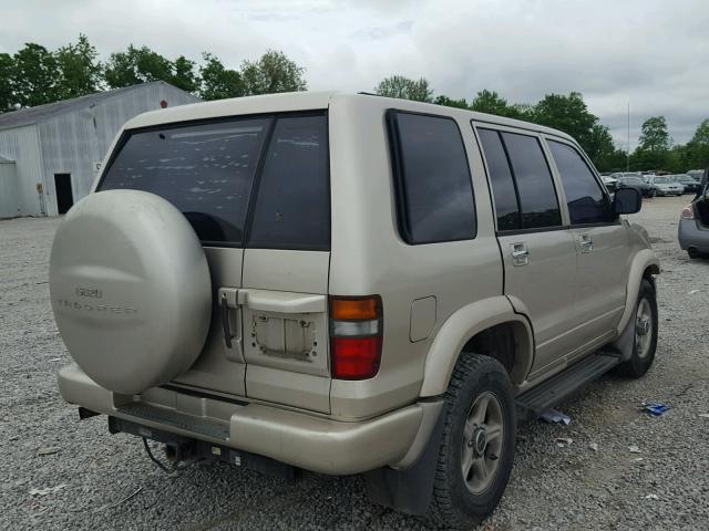 JACDJ58X9X7916169 - 1999 ISUZU TROOPER S BEIGE photo 4