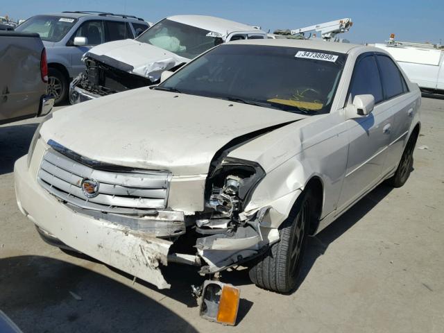 1G6DM57T070171539 - 2007 CADILLAC CTS WHITE photo 2