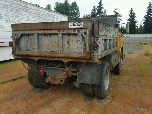 C61CVG82711 - 1970 FORD 600 YELLOW photo 4