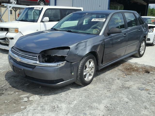 1G1ZT62895F137715 - 2005 CHEVROLET MALIBU MAX ნაცრისფერი ფოტო 2